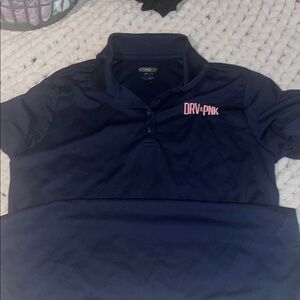 Women's Navy Button Down Shirt